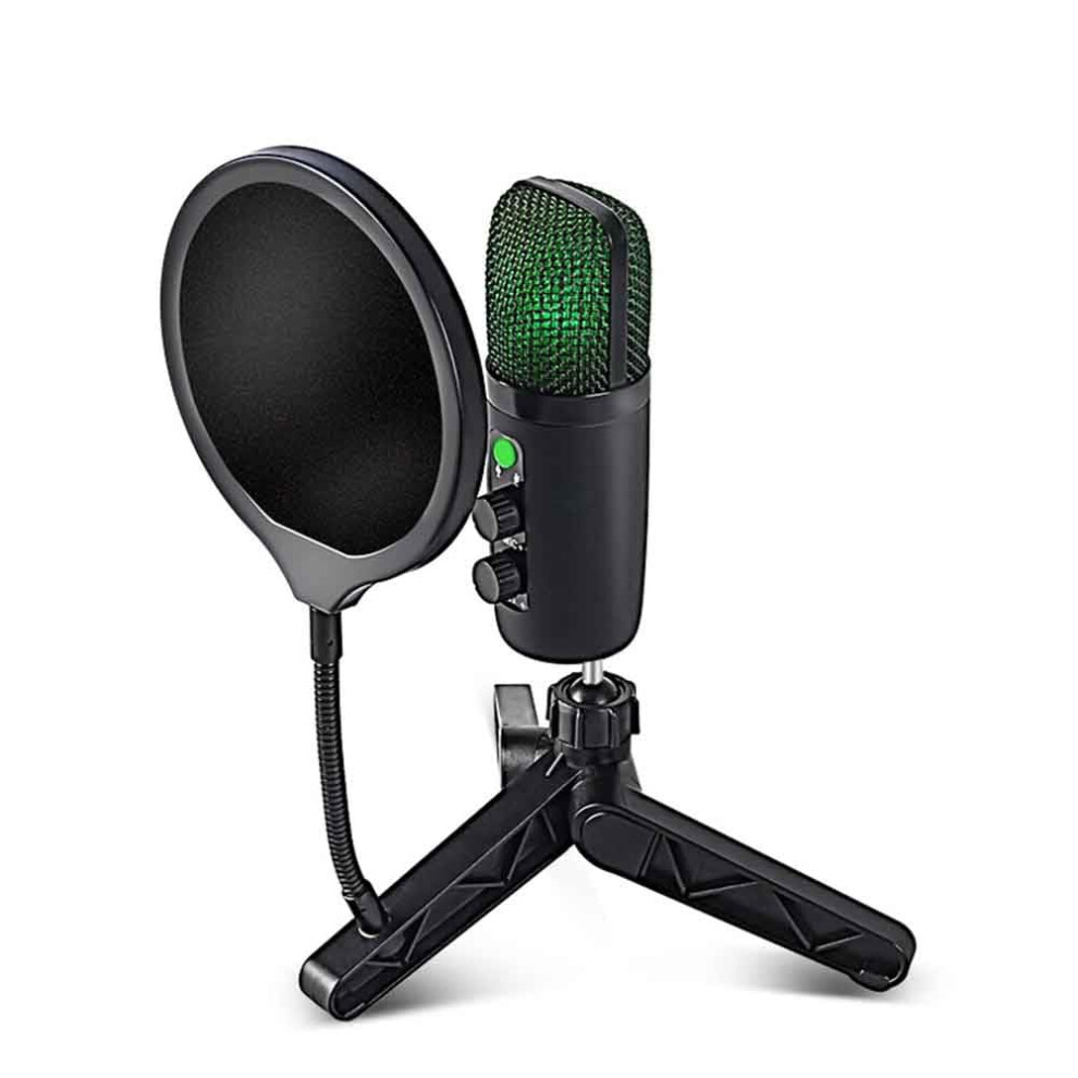 Usb Microphone Condenser For Pc Gaming With Rgb Lighting Plug And Play Usb Mic Standard Configuration 9016109866974