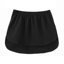 (XXL, Black) Versatile and Stylish Shirt Extension Underskirt The Perfect Bottom for Any Occasion White XL