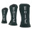 Golf Club Head Covers PU Leather Water Resistant 1