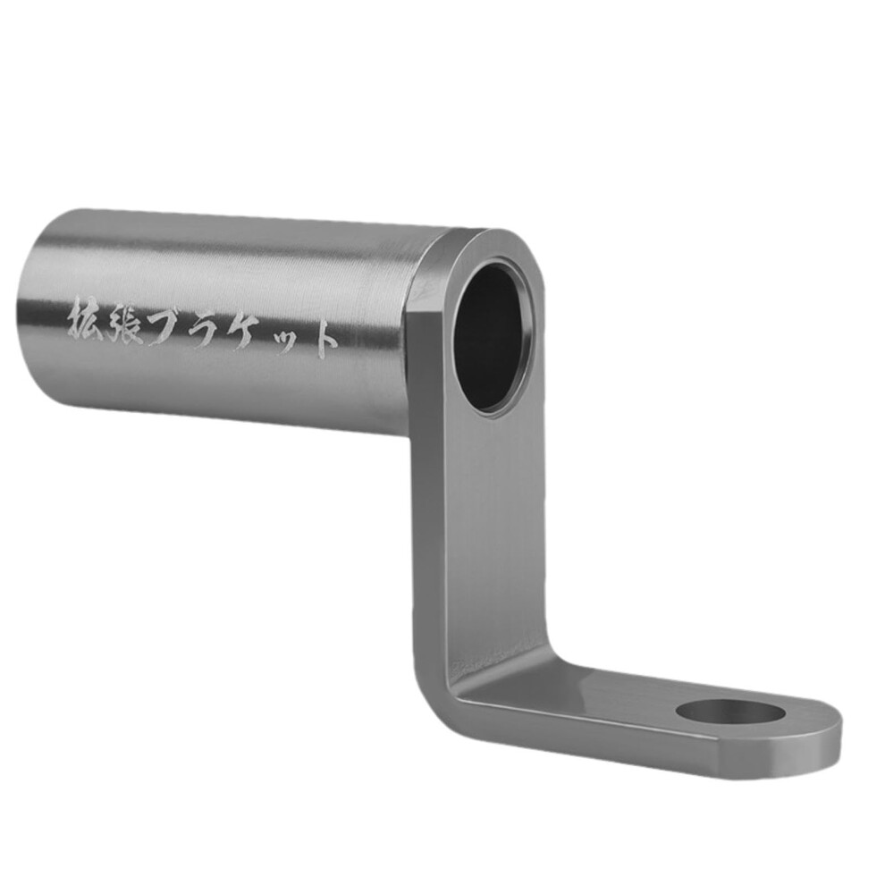 Motorcycle Rearview Extension Bracket Aluminum Alloy Rearview Mount Extend Rack Phone Holder Clamp For Cell Phone Silver 9084446918731