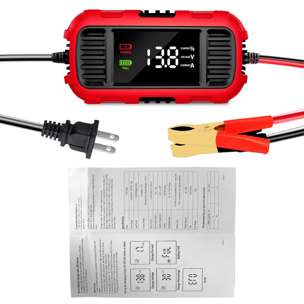 Automatic Trickle Battery Charger, 12V 2A 8320539321882