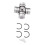 Front Drive Shaft CV Joint Kit 2202015 Smoother 7