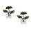 2Stk Künstliche Grün Plastik Simulation Baum Indoor 8
