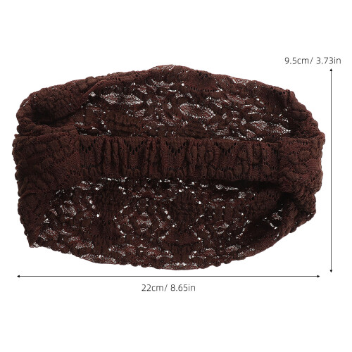 weites elastisches stirnband spitzenmuster dehnbar boho-stil 1