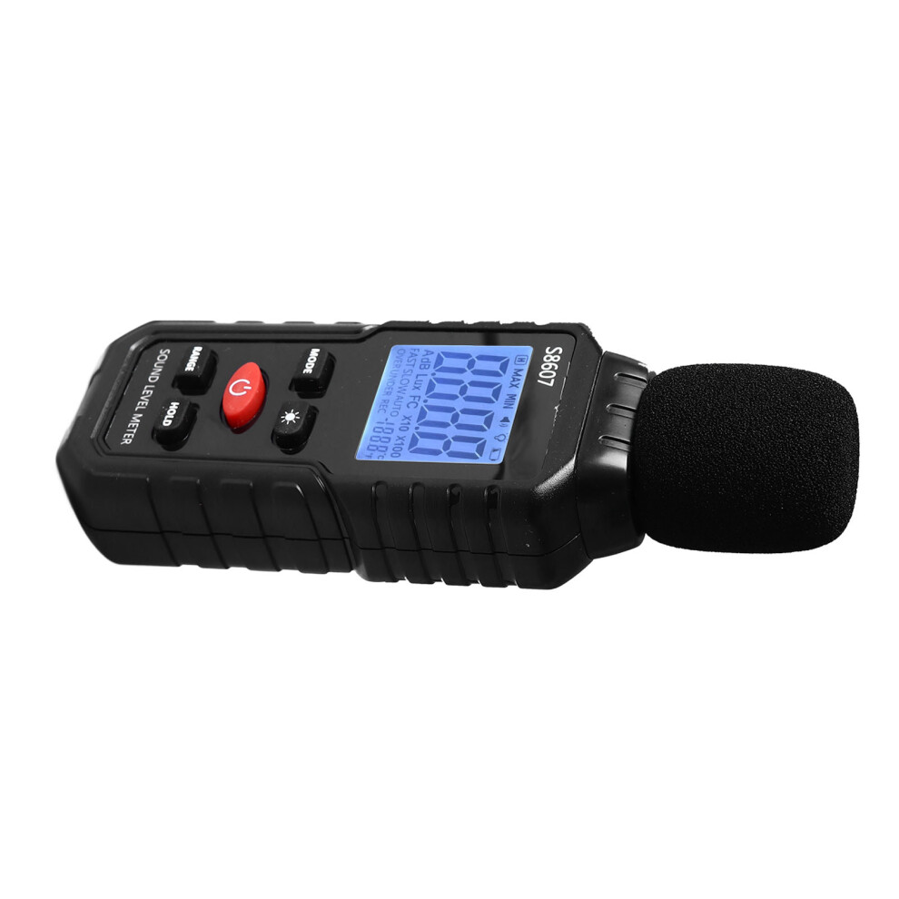 Portable Spl Meter S8607 With Backlit Lcd & Wide Frequency Range 4991349627323
