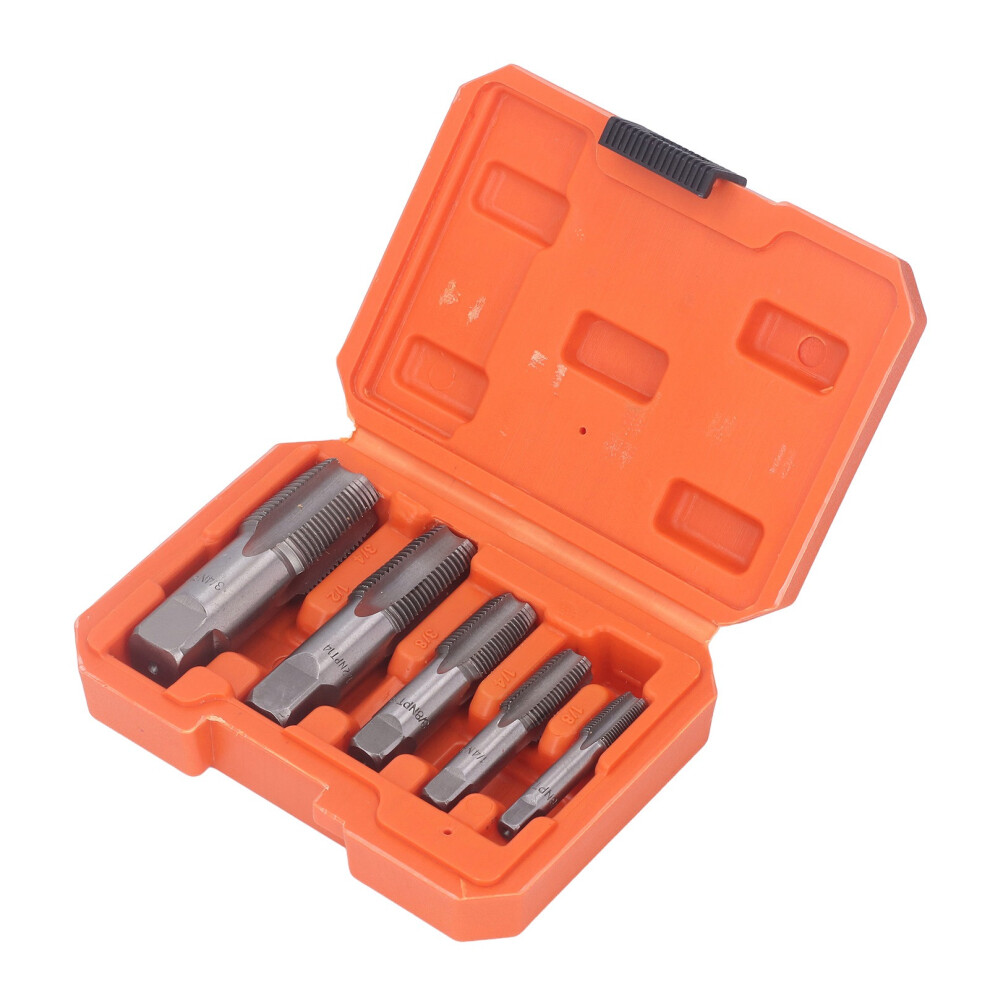 Precision Npt Pipe Tap Set With 5 Sizes For Plumbing & Repair 4001349628043