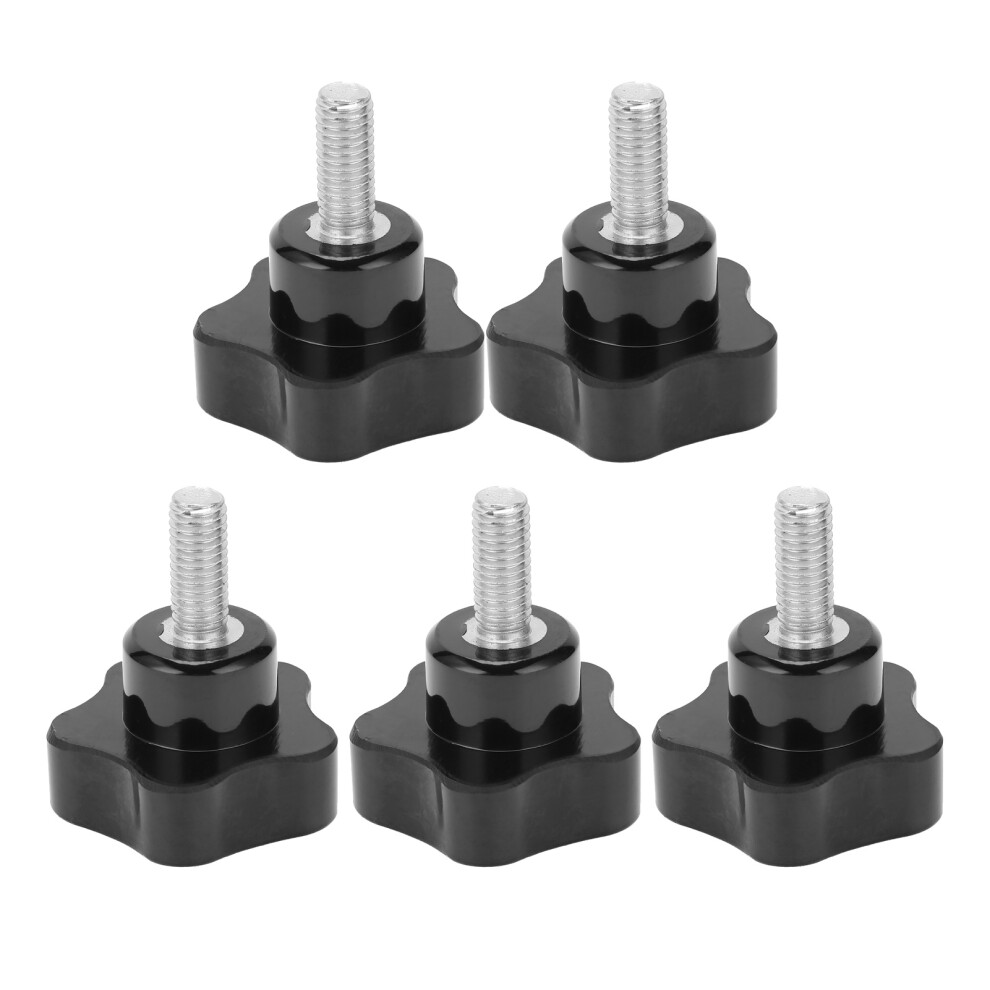 5Pcs Knob Bolt Lathe Hand Grip Twist Knob Nut