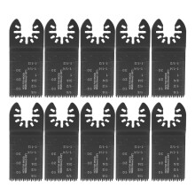 10 Stück Oszillierender Multi-Tool-Sägeblätter 35mm Hochkohlenstoffstahl Grob und Fein