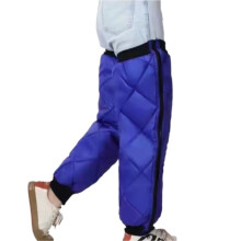 Support Strap Warm Leg Covers Waterproof Motorcycle Knee Pads Zipper 70cm Blue