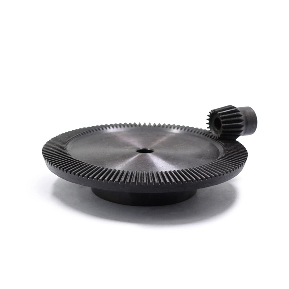 Bevel Gear 1:8, 0.8 Modulus, 20 Teeth 6Mm Bore, 160 Teeth 8Mm Bore, 90 Degree Drive, Steel Gears, 2 Pcs 9084446919400