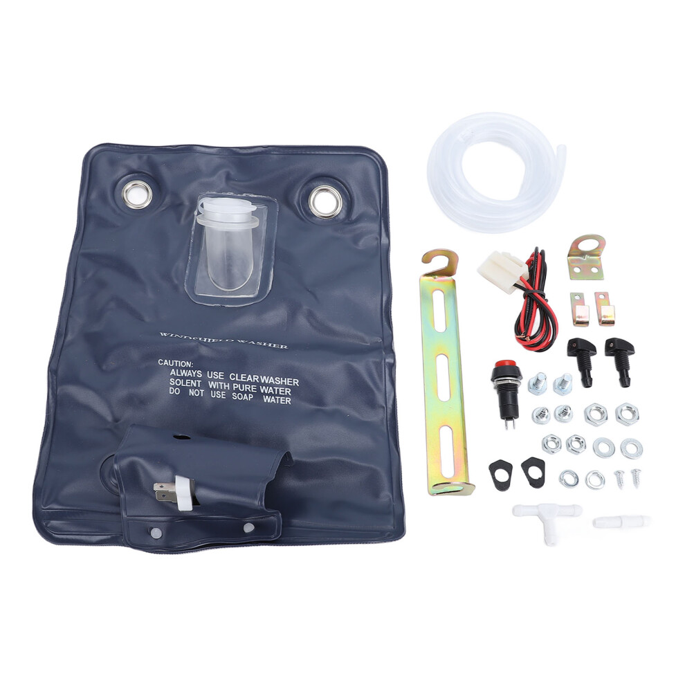 12V Universal Windshield Washer Pump Bag Kit 1L 8320539323794