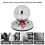 Portable Decision Maker Decompression Ball 2.5cm Durable Multipurpose Spinner 3
