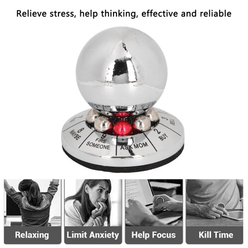 Portable Decision Maker Decompression Ball 2.5cm Durable Multipurpose Spinner 2