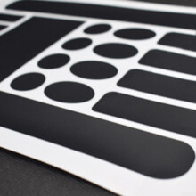 Bicycle Maintenance Protective Film Stickers for Chains and Frames (Matt Black) Matte Black Finish Adhesive Film Universal Fit