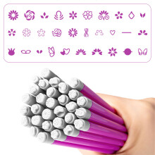 Nail Art Silicone Stamper Pen for Intricate Designs-31style