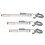 3pcs Linear Scale 5um Precision Digital Readout 4