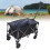 Folding Wagon Cart 100L Polyester Steel Outdoor 12