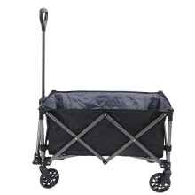 Folding Wagon Cart 100L Polyester Steel Outdoor