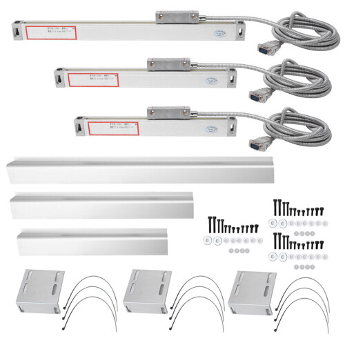 3pcs Linear Scale 5um Precision Digital Readout