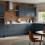 Kitchen Kit Flatpack Shaker Plinth Ultra Matt Indigo Blue 2745mm 2