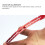 Fabric Quilting Ruler Patchwork Measuring Ruler-Red 6 inches 4