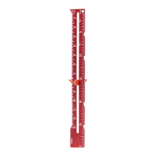 Fabric Quilting Ruler Patchwork Measuring Ruler-Red 6 inches