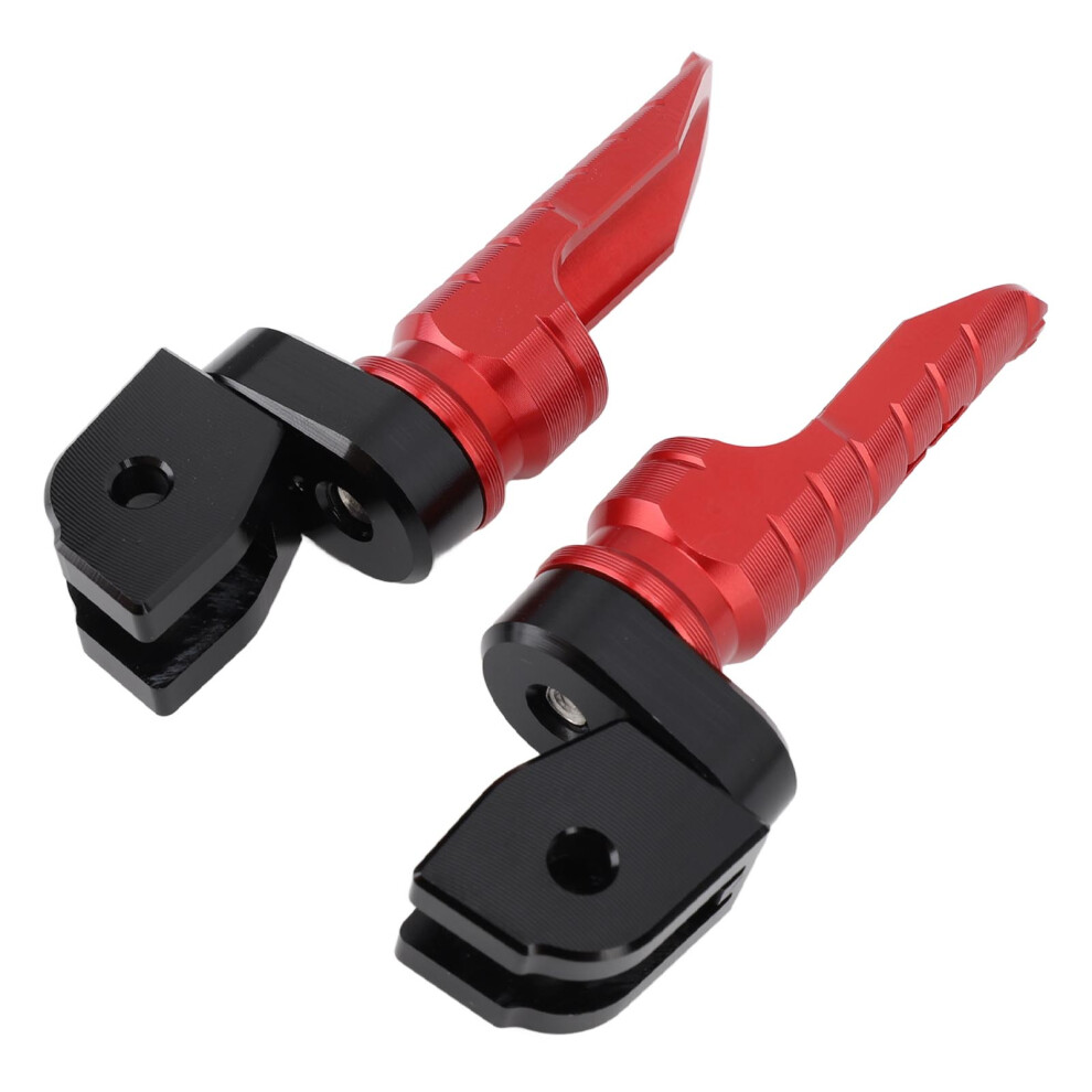 Strong Grip Aluminum Motorcycle Foot Pegs For Ducati Monster 696-1200 Red 9341349632288