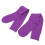 1 Pair Fencing Socks Violet Breathable Stretchy 15