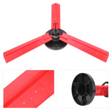 ABS-Kunststoff DIY Bogenschießen Pfeilbefiederungsjig, Rot, 11x11x23,5cm