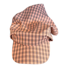 Modern Headscarf Bowknot Baseball Caps for Both Men-pink plaid