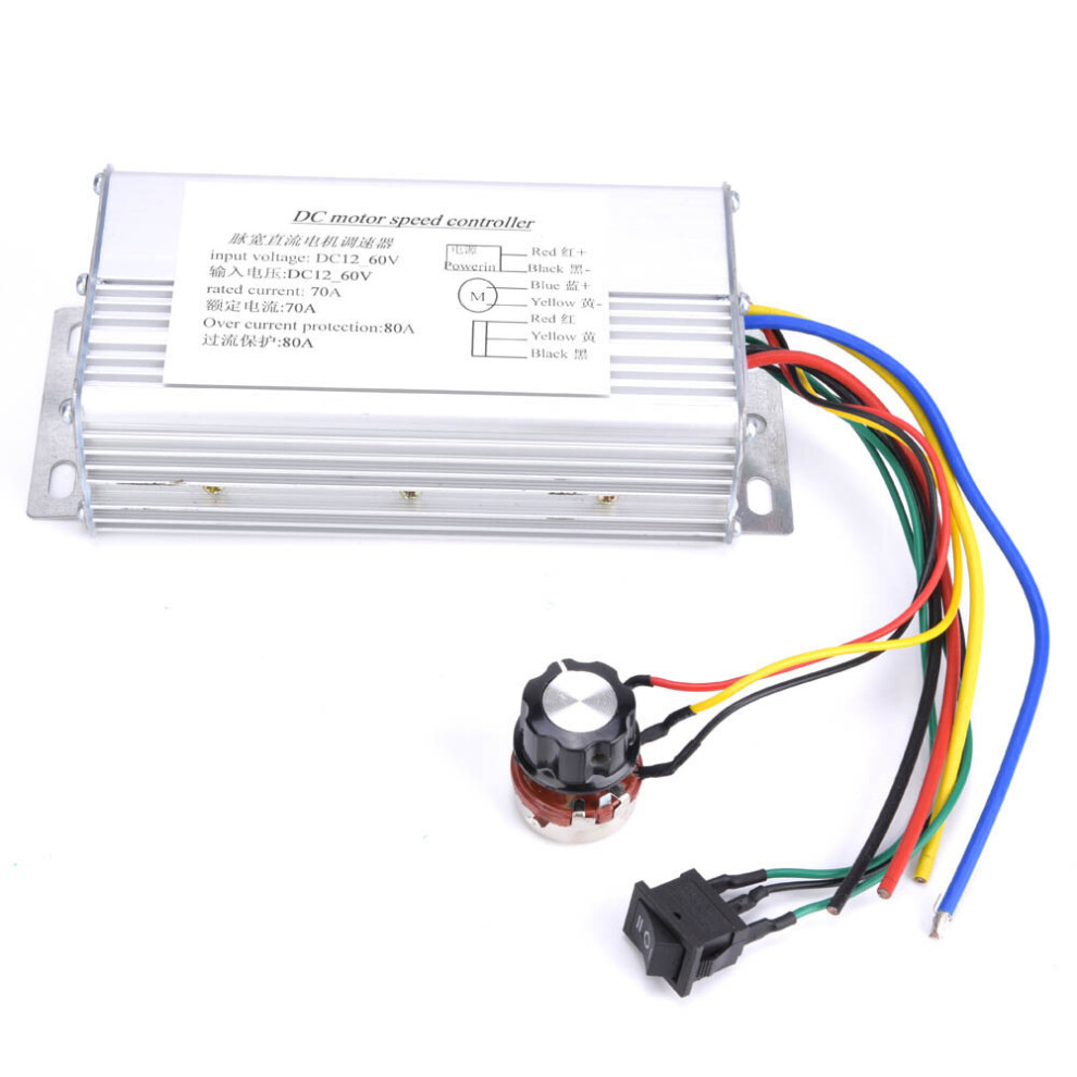 12Vâ60V 70A Pwm Dc Motor Speed Controller 8320539324388