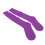 1 Pair Fencing Socks Violet Breathable Stretchy 7