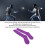 1 Pair Fencing Socks Violet Breathable Stretchy 14