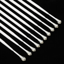 100 Stück Weiße Dental-Applikatorbürsten, 12cm mit Klebetips