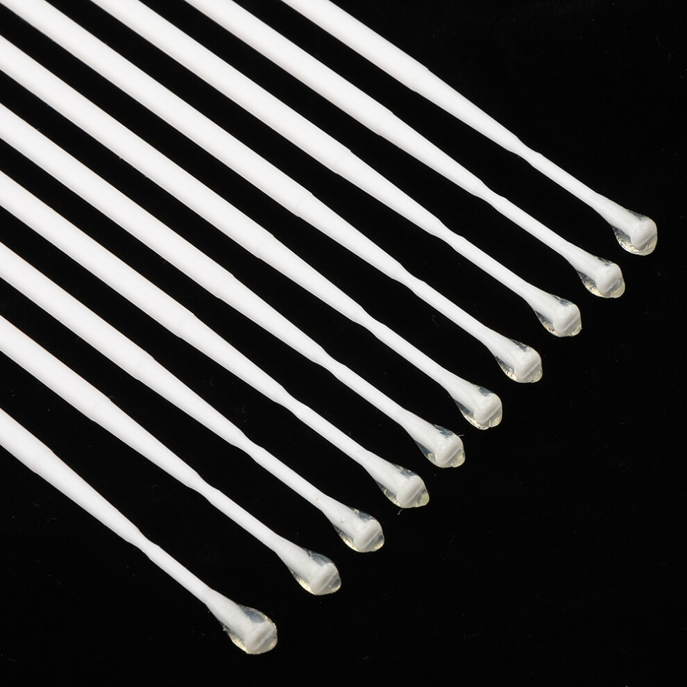 White 100Pcs Disposable Dental Brush Applicators 12Cm Tips