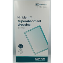 Kliniderm Super Absorbent NA 20cm x 40cm Box of 10 - REF:40511705
