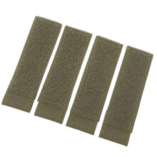 4 Pack Nylon Hook and Loop Molle Patches for Training Vest Hunting Shooting Games OD Green