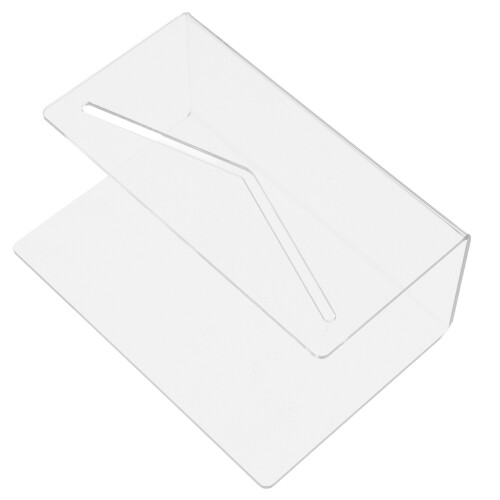 transparenter acryl brieforganizer mit fächern für büro, zuhause, schule