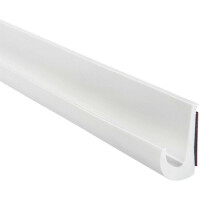 RV Caravan Roof Rainwater Gutter PVC Water Channel White for Campers & Trailers