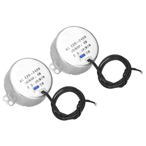 2Pcs Synchronous Motor Micro Directional CW 1