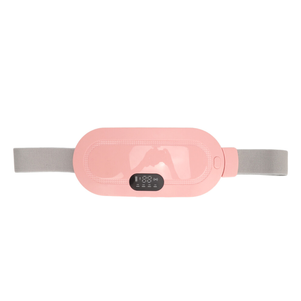 Pink Rapid Heat Menstrual Heating Pad Adjustable Vibration For Comfort
