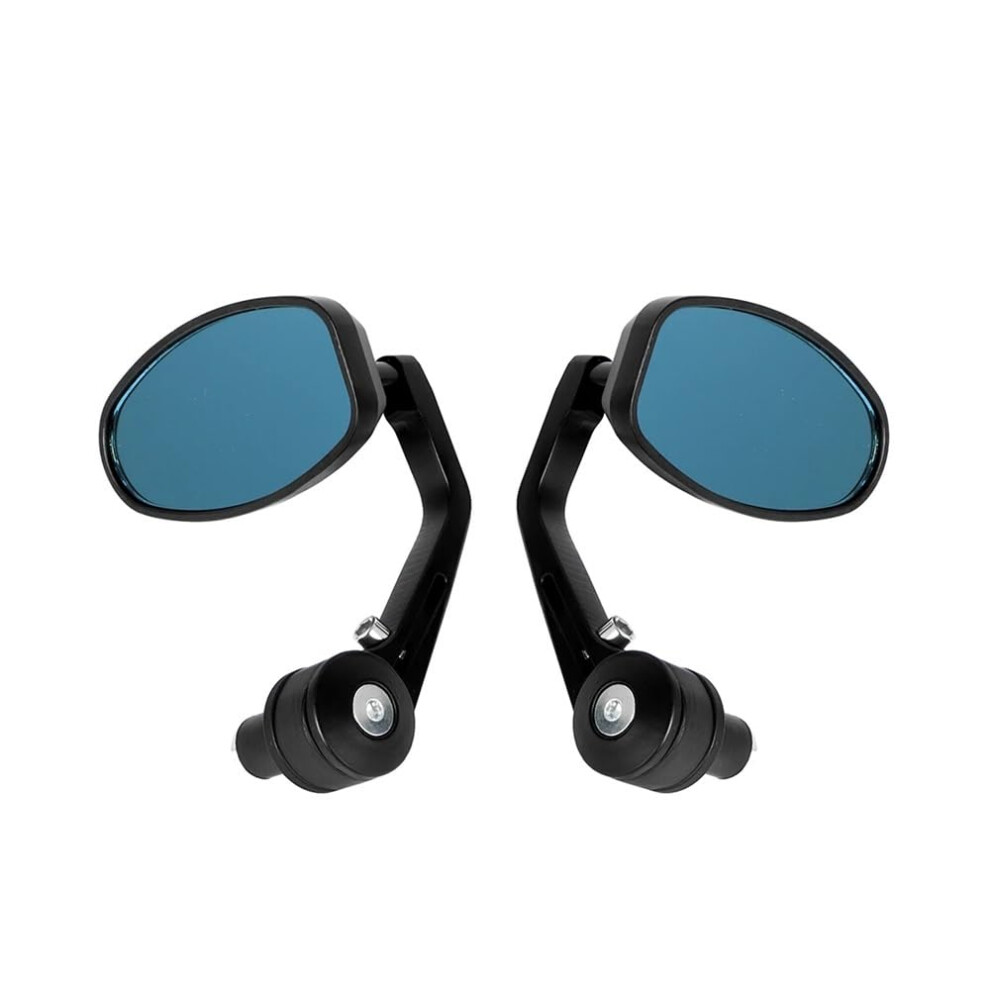 Motorbike Handlebar Mirror For Ducati Aprilia Victory - Rear View Side Mirror, Universal Fit Black 9016109868879
