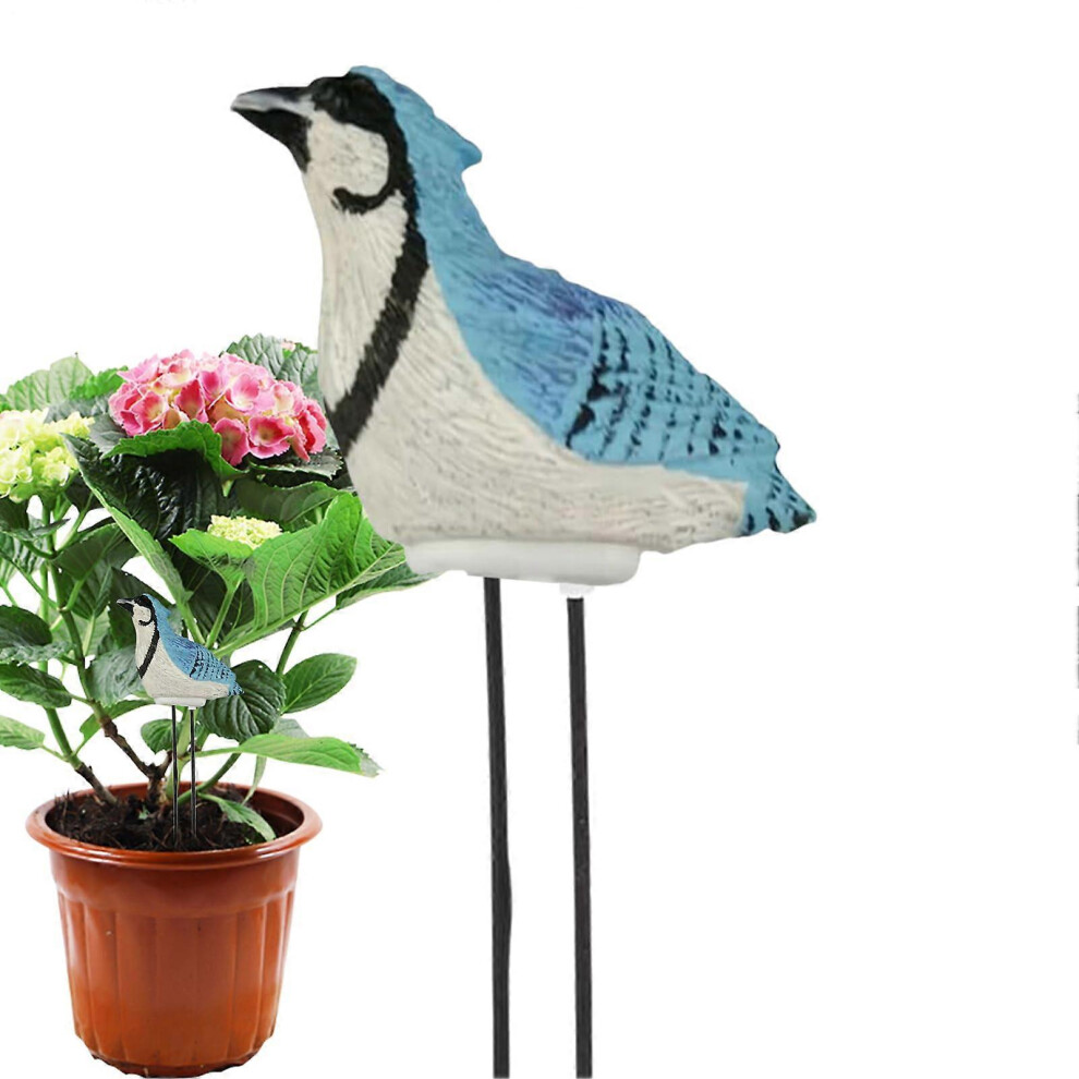 Soil Moisture Sensor For Plants | Bird-Shaped Resin Moisture Sensor For Garden And Greenhouse Blue 6935159155506