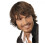Men's Short Hair Outward Brown Wigs Fluffy Partial Long Bangs Wig Halloween Performance Dance Props 13