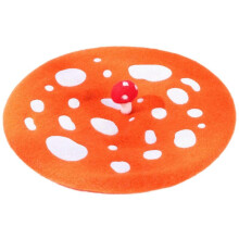 (orange) Popular Wool Beret Hat for Adult Embroidered Mushroom Octagonal Hat Lady Driver Hat Girl Shelby Cap for Winter Autumn Purple