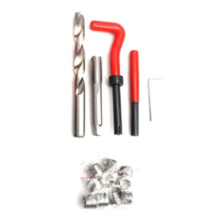 (15PC M12 1.75) Thread Repair Kit M5-M6 M8-M10 Screw Thread Inserts Compatible For Restoring Damaged Threads-Repair Tools Drill Bit