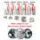 (15PC M10  1.5) Thread Repair Kit M5-M6 M8-M10  Screw Thread Inserts Compatible For Restoring Damaged Threads-Repair Tools Drill Bit 2