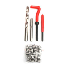 (15PC M10 1.5) Thread Repair Kit M5-M6 M8-M10 Screw Thread Inserts Compatible For Restoring Damaged Threads-Repair Tools Drill Bit