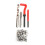 (15PC M10  1.5) Thread Repair Kit M5-M6 M8-M10  Screw Thread Inserts Compatible For Restoring Damaged Threads-Repair Tools Drill Bit 1