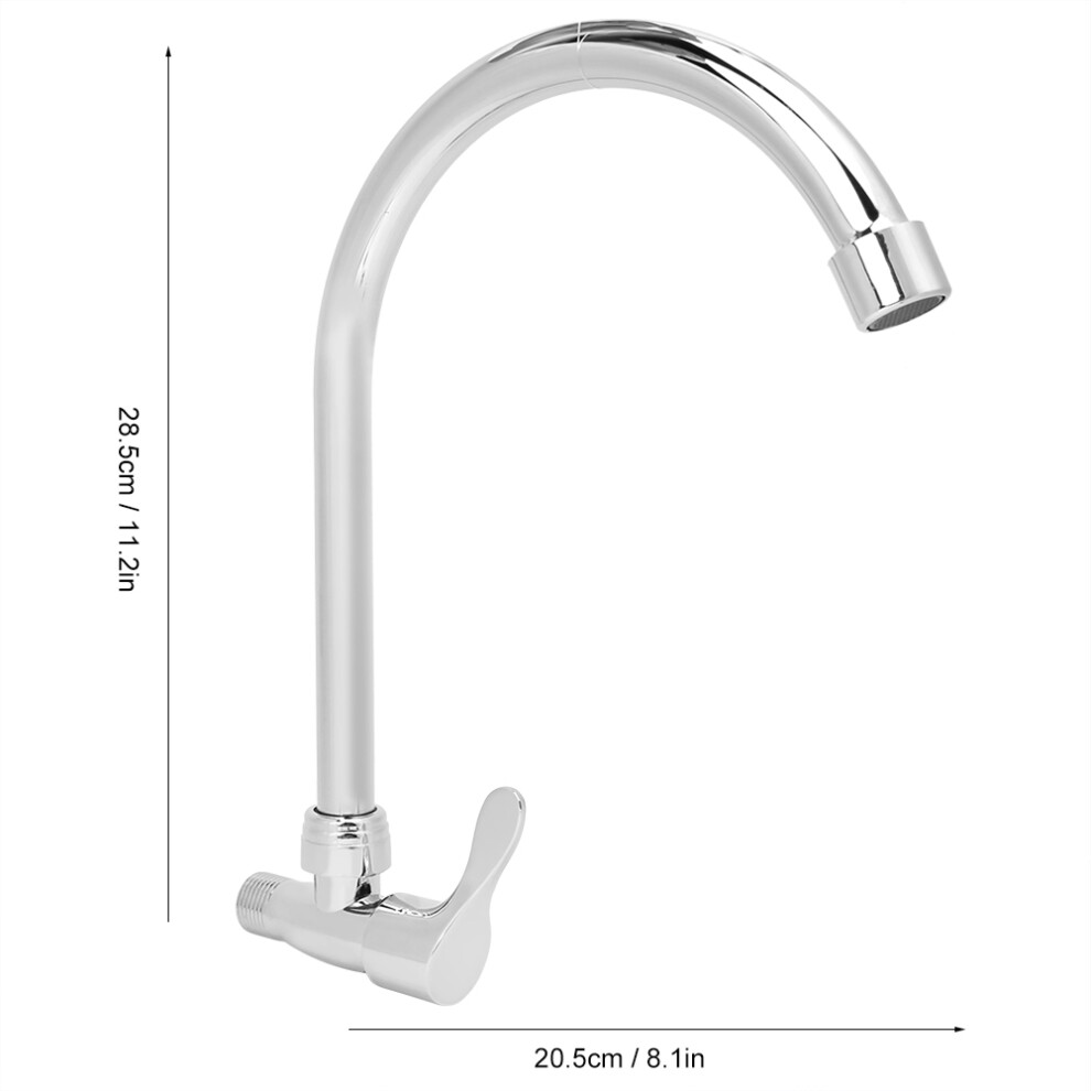 Easy Install G1/2In Zinc Alloy Tap 360 Rotation For Kitchen Efficiency 8721349638236